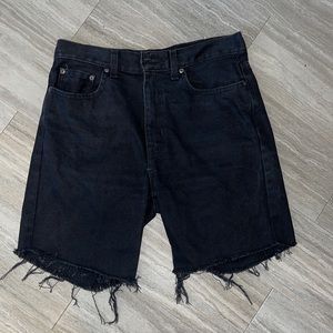 Black boyfriend shorts